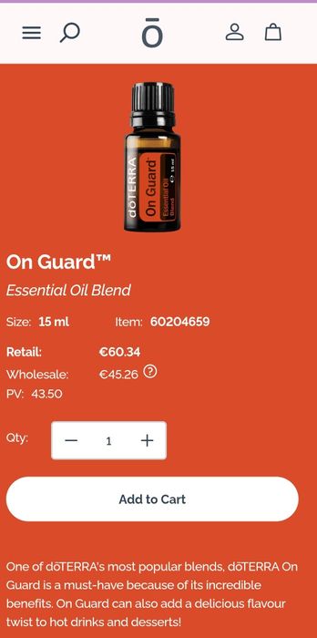 On Guard doTERRA nou, sigilat!