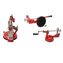 Чистит фрукты и овощи