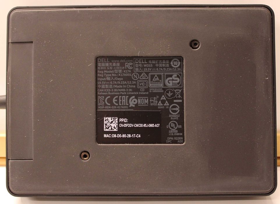 Докинг станция DELL WD15