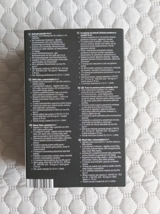 Manometru electronic 5-în-1