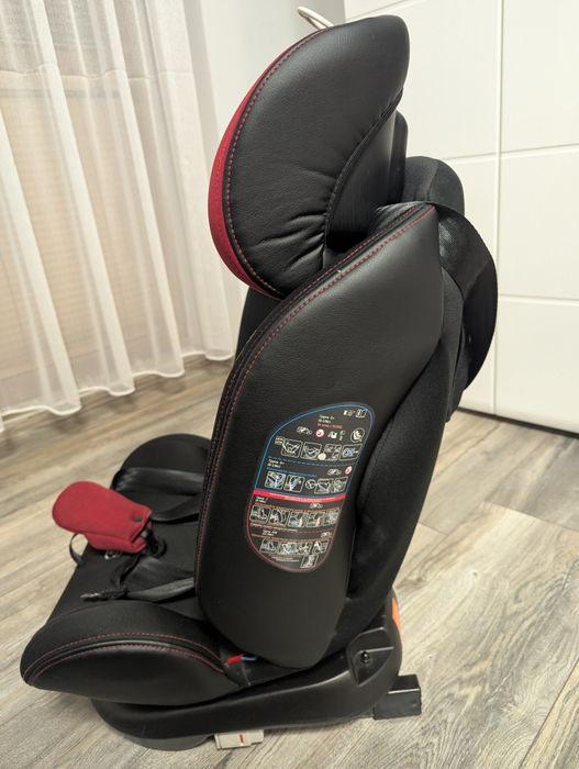 Детско столче CANGAROO PILOT ISOFIX 360- Червено