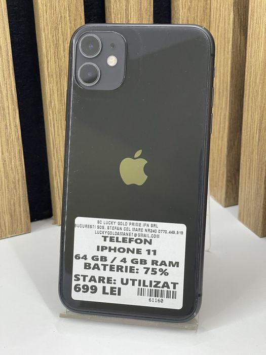 Iphone 11 64Gb 75% baterie Garantie / Factura #61160