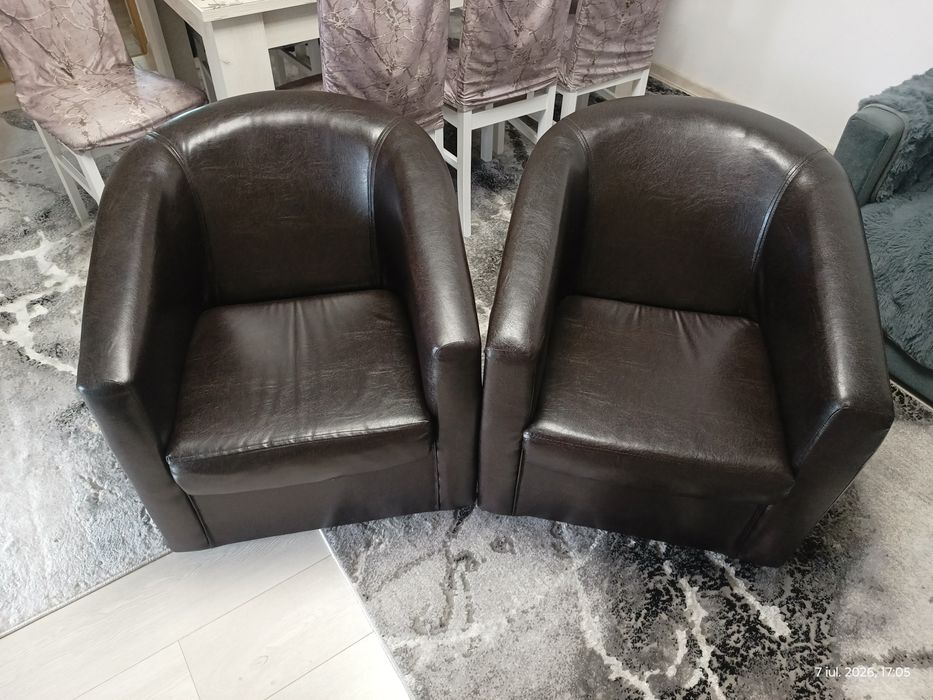 Fotolii imitație piele maro