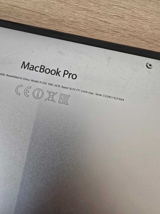 MacBook Pro A1502 - 16GB Ram -