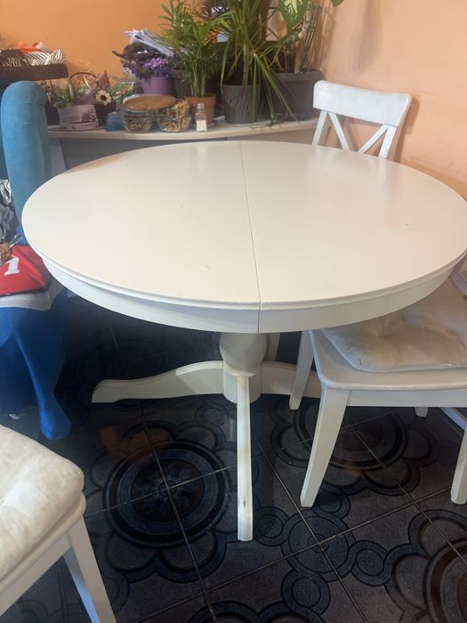 Masa + 4 scaune living IKEA