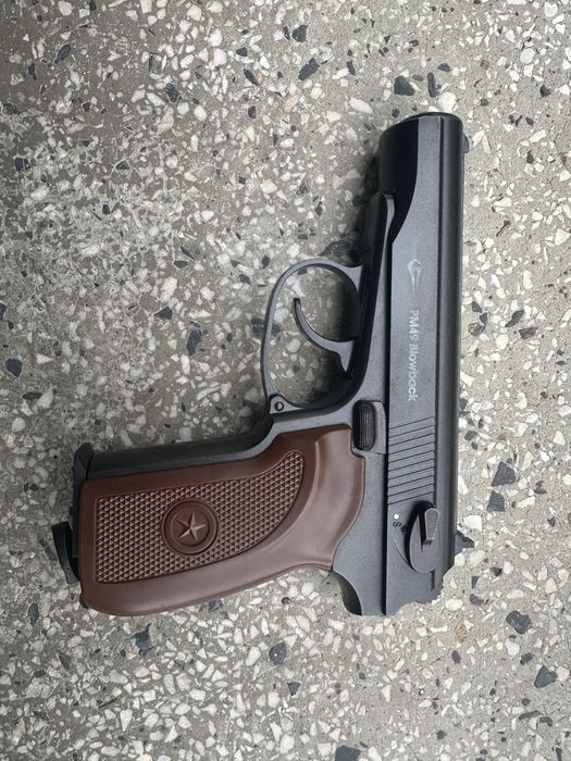 Въздушен pm49 с откат метални топчета