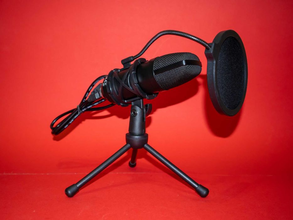 Trust Gaming GXT 252 Emita Геймърски Микрофон за Стрийминг и Подкаст Schoeps Капсула