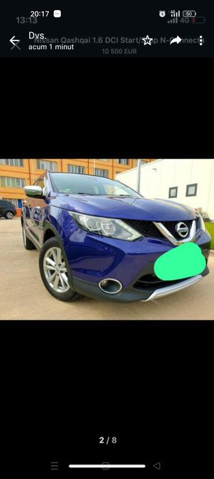 Dezmembrez Nissan Qashqai 2014-2016 1.5dci