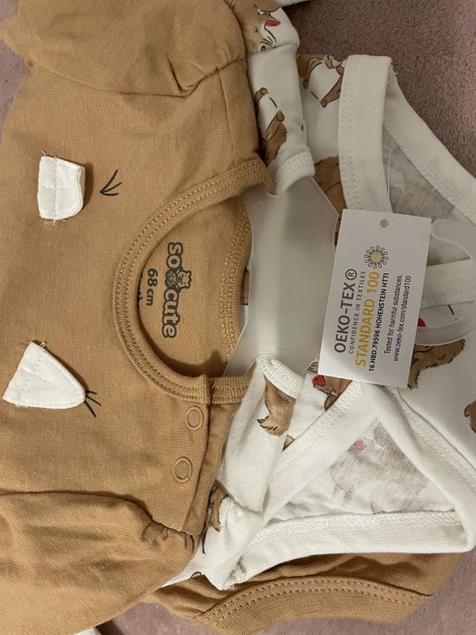 Set body si rochite 68 cm(3-6 luni)