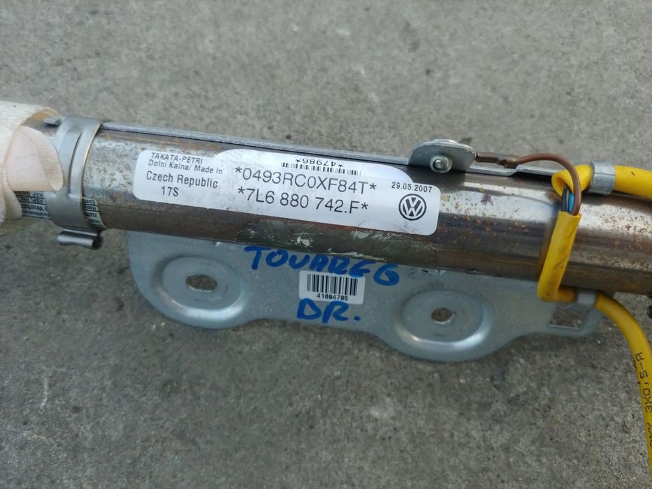 airbag cortina dreapta vw touareg 7l  7l6880742f