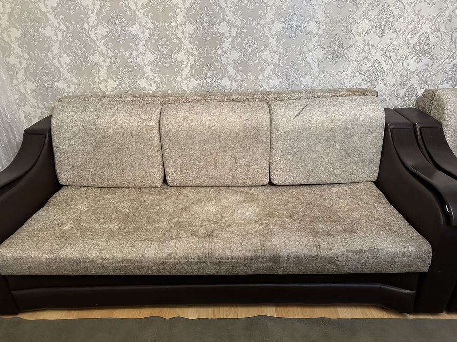 Бу диван с креслом