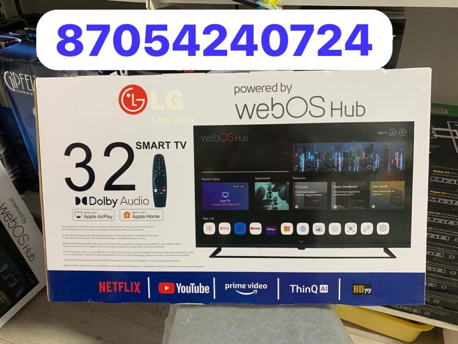 Новый телевизор смарт тв LG webos