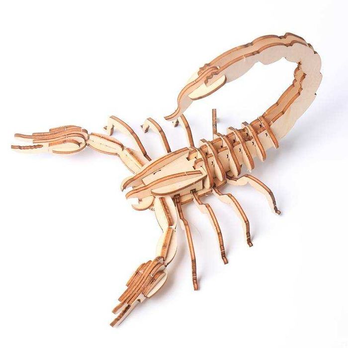 puzzle 3d lemn, macheta insecte