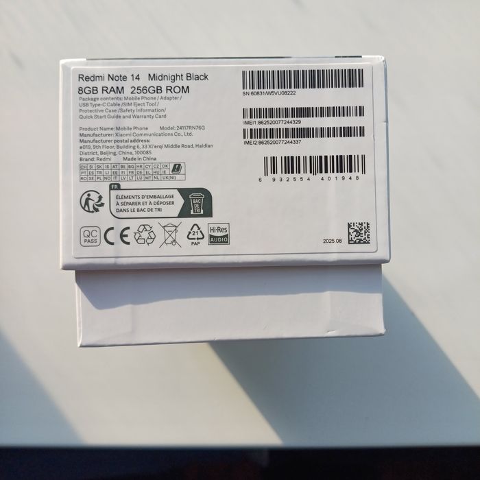 Продам смартфон Redmi Note 14