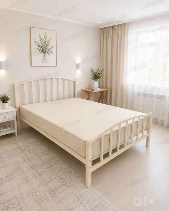 Кровать КАМЕЛИ двуспальнаяи односпальная, kalavat, matras,  Loft