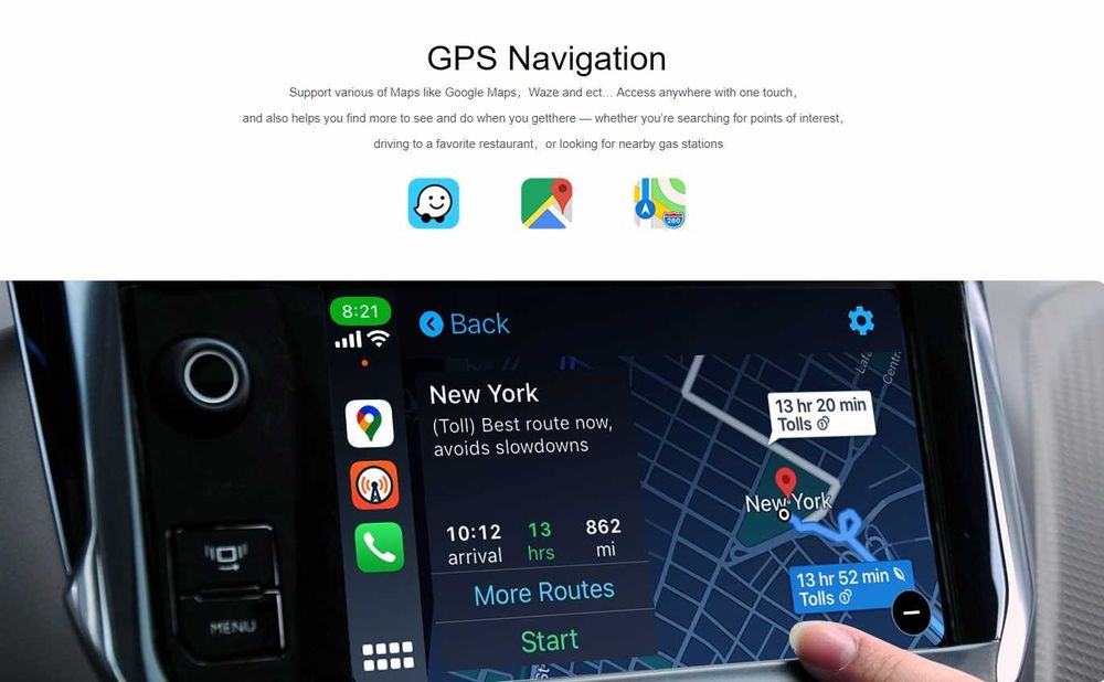PEUGEOT / CITROEN System Безжичен Apple Carplay Android Auto MMI BOX