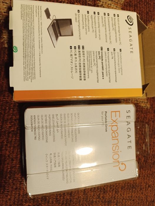 Външен твърд диск Seagate Expansion Portable 2TB, USB 3.0, Черен