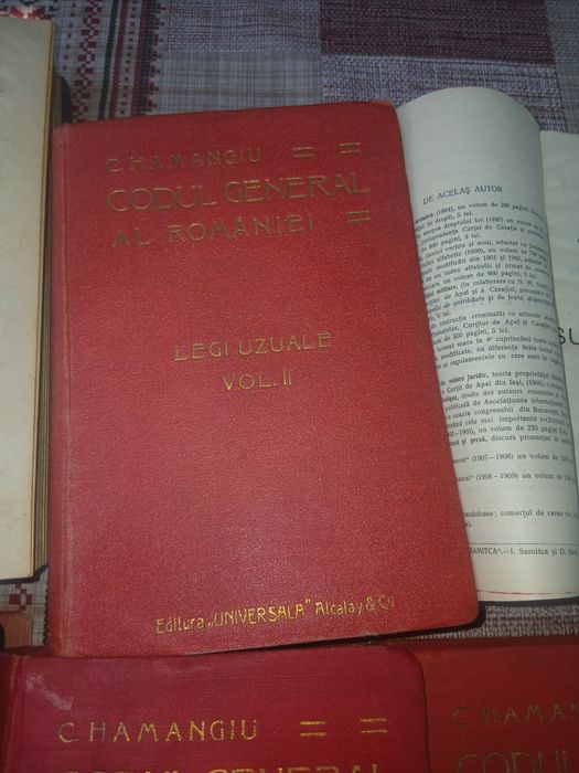 Vând C.Hamangiu ,Codul general al României