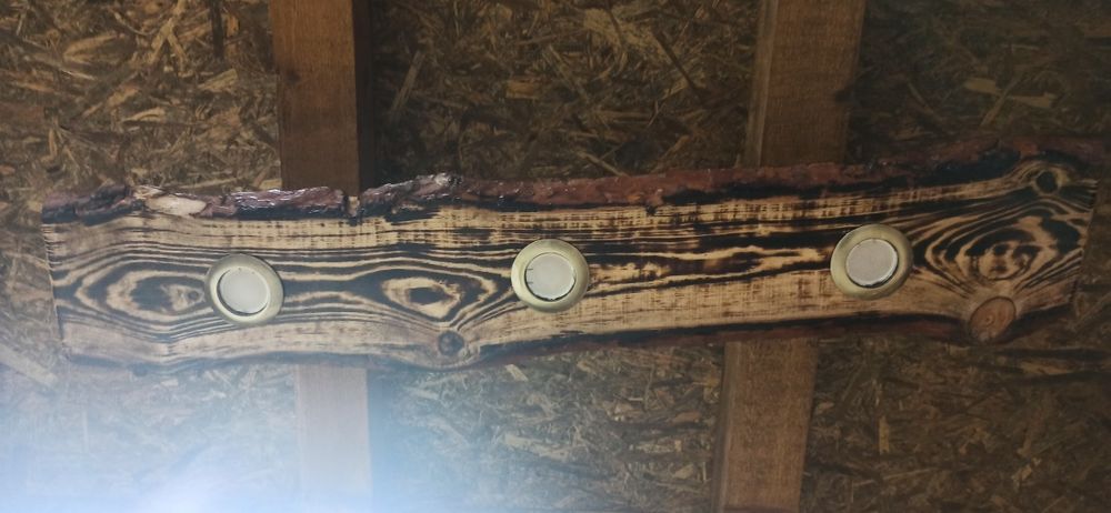 Естествен дървен полилей