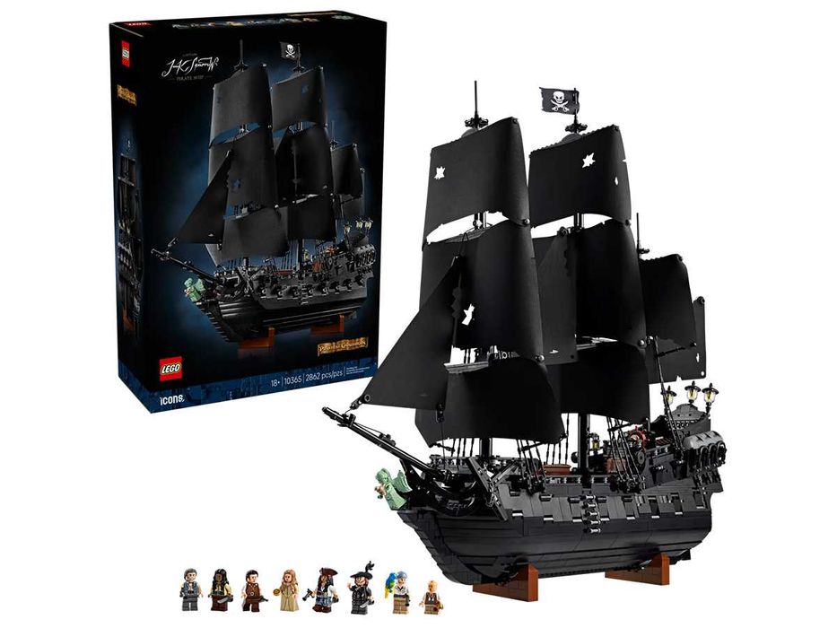 Lego Icons: Пиратский корабль капитана Джека Воробья (10365)