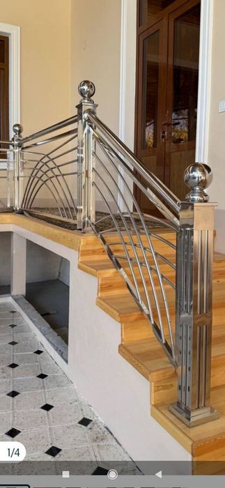 Нержавейка перила усталари хизматингизда