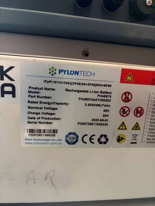 Baterie solara HV pylontech