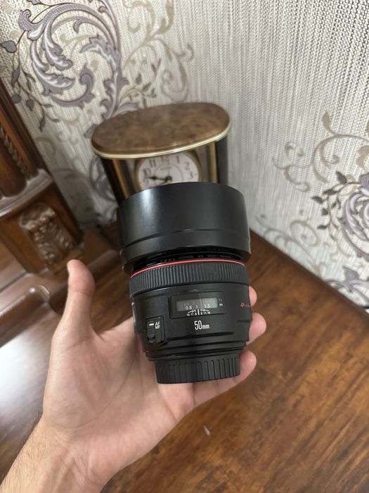 Canon 50 mm 1.2 dirka