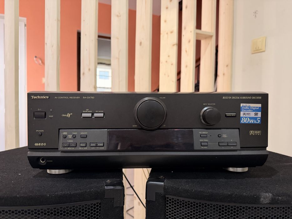 Sistem Audio Pro: Receiver Technics SA-DX750 + Incinte PRO Audience 80W