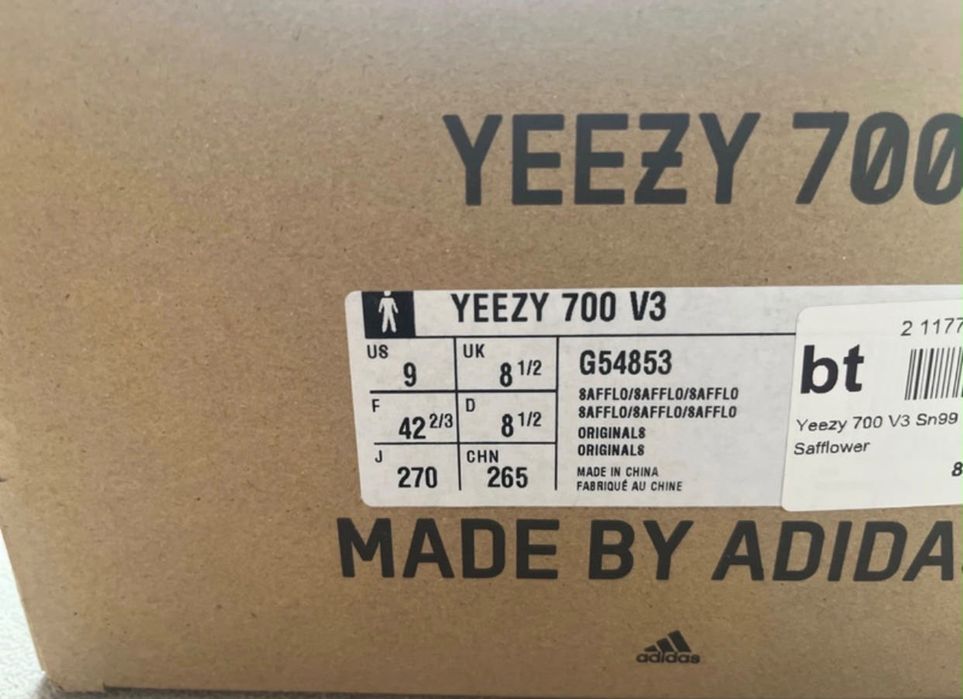Yeezy 700 v3 Safflower