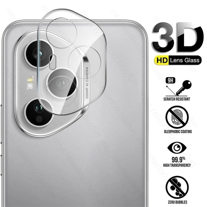 Honor 400 Pro 5G / 3D 9H Стъклен протектор за камера твърдо стъкло