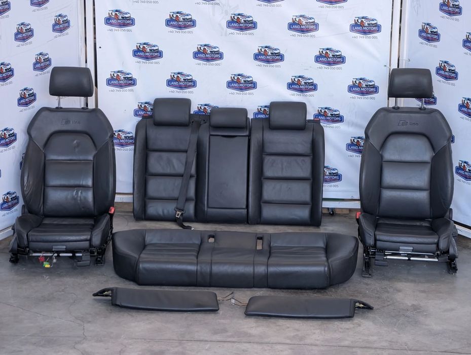 INTERIOR PIELE / SCAUNE + BANCHETE AUDI A6 S LINE 2009 2.0 DIESEL / SEDAN 2004-2011 COD OEM 8E0881105BS / 8E081105BS