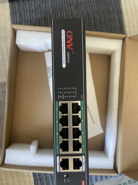 коммутатор poe switch onv h1108pl