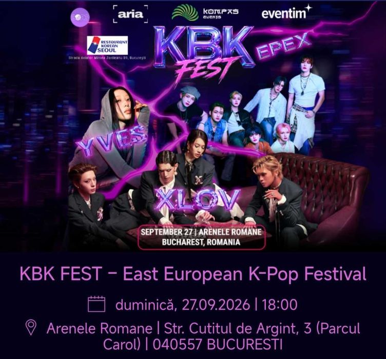 Bilete KBK FEST K -pop