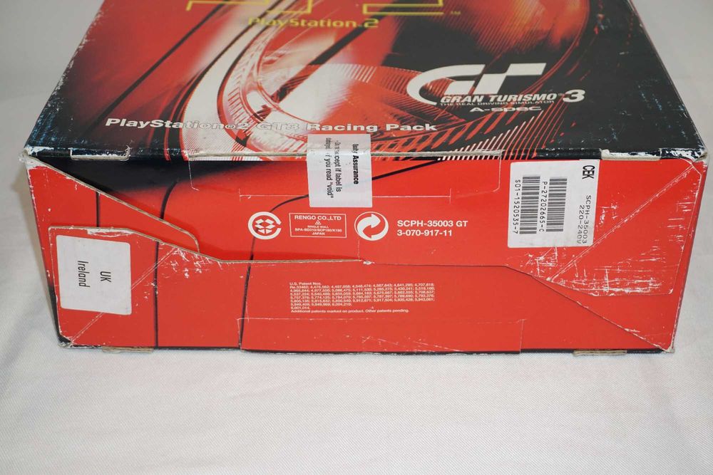 Конзола PS2 FAT GT3 Racing Pack SCPH-35003 Made in Japan С Оригинална Кутия и Касова Бележка от 2001г