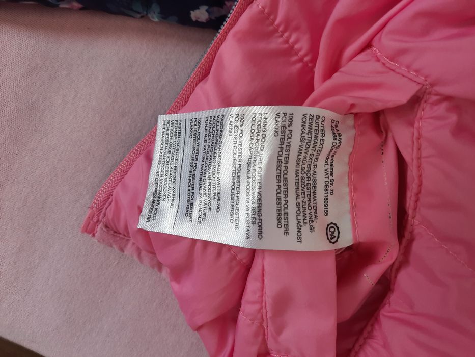 Куртка двухсторонняя осенняя для девочки C&A