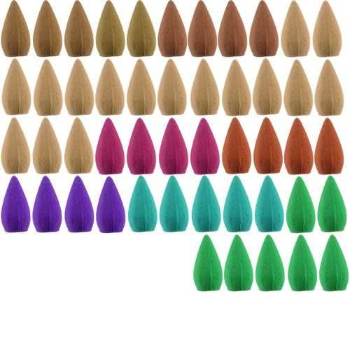 Vas Aromaterapie, Verde/Grafit, 10x20x12cm, Set 55 Conuri Arome