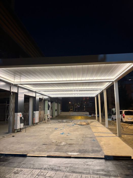 Pergola bioclimatica, pvc