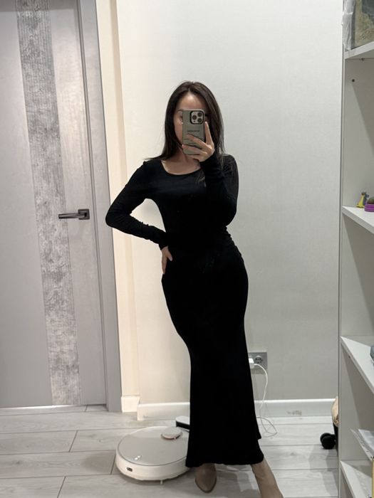 Платье элегантное трикотаж