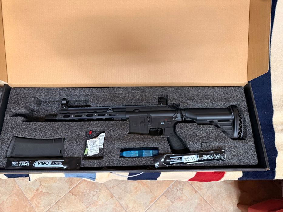 airsoft ЧИСТО НОВА -Specna Arms SA-PH24 PRIME™ BLDC™ Aster II ETU airsoft Carbine Black