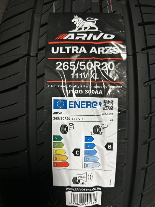 Нови летни гуми ARIVO ULTRA ARZ5 265/50R20 111V XL НОВ DOT