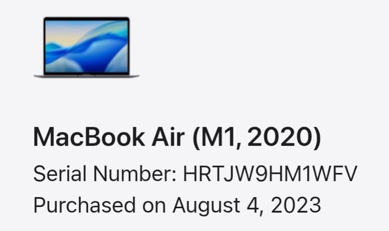 Продам MacBook Air (M1, 2020)