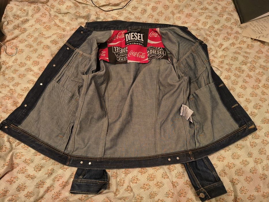 Geacă de blugi Diesel ediție limitată Coca-Cola