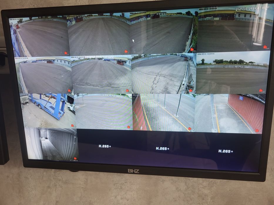 Установка камеры и пожарная сигнализация