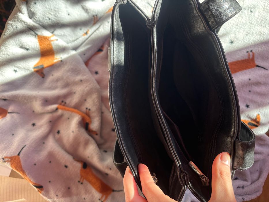 Голяма Дамска чанта естествена кожа