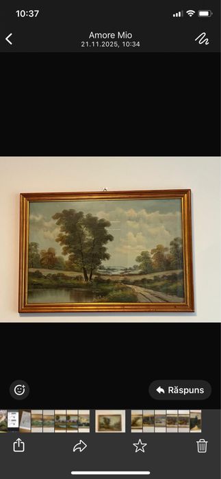 Vand tablouri vintage pe panza