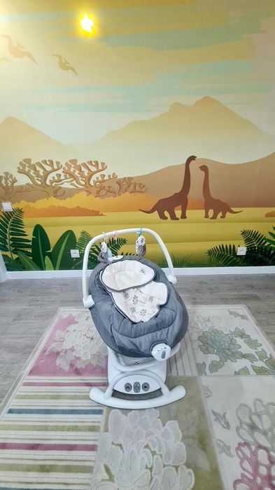 Детский шезлонг с музыкой