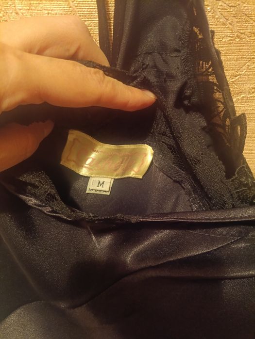 Пенюар с накидкой