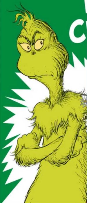 Cravata de Craciun The Grinch originala licentiata Dr. Seuss Satinata
