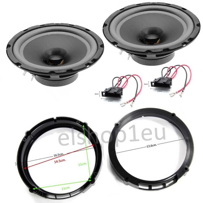 Комплекти авто говорители,фланци и кабели,HERTZ,KENWOOD,CL-БЮДЖЕТНИ