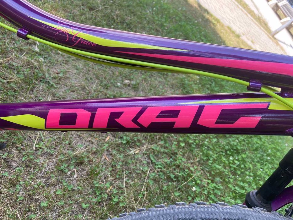 Drag, Little Grace, 24 цола, детски велосипед, планински велосипед, Shimano, алуминиева рамка.